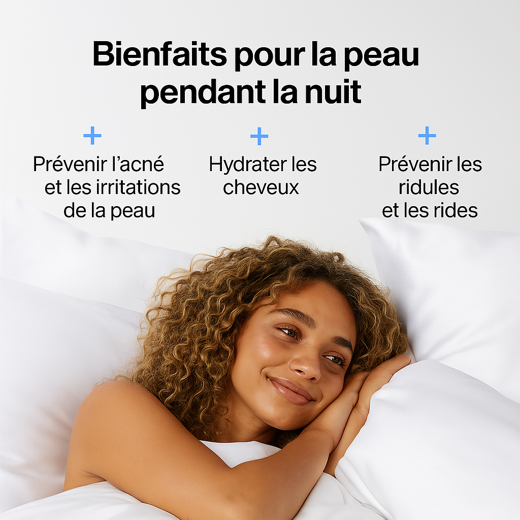Taie d'oreiller en soie